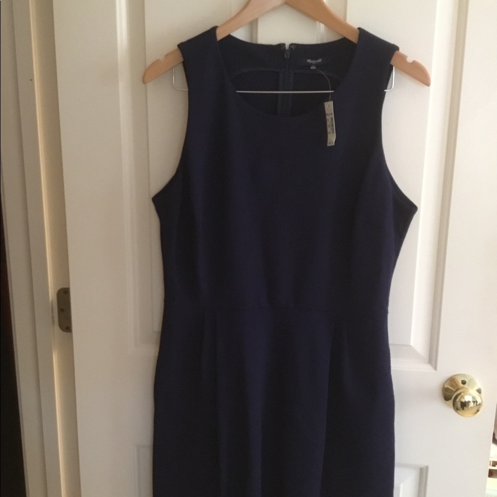 Madewell navy dress new with tags